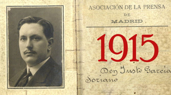 Justo García Soriano. 16. 1915.