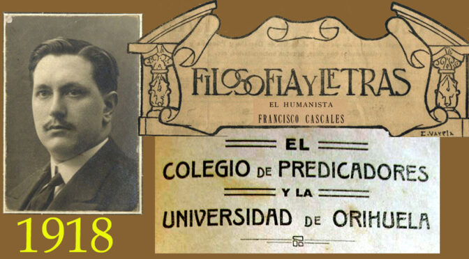 Justo García Soriano. 20. 1918